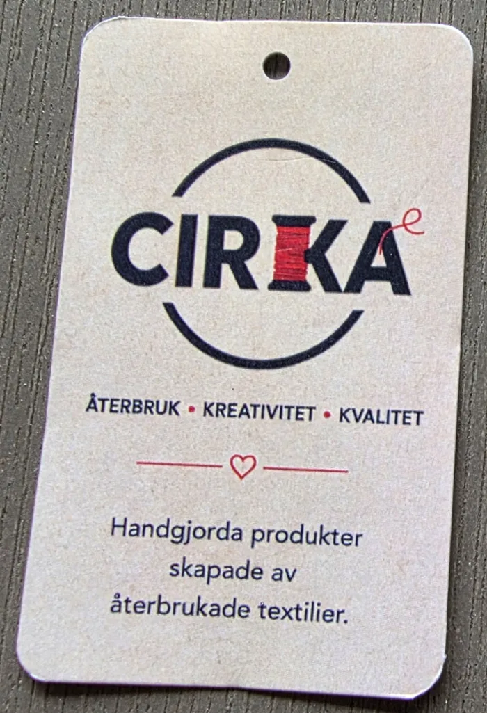 Cirkas hangtag: återbruk, kreativitet, kvalitet